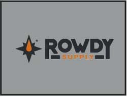 3' x 4' (35" x 47") ColorStar Impressions ROWDY SUPPLY  Indoor Logo Mat