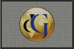 2' x 3' ( 22" x 35") Waterhog Impressions HD DOMINION & GLORY Indoor/Outdoor logo mat
