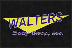 4' x 6' (45" x 69") Colorstar Impressions WALTERS Indoor Logo Mat