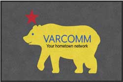 4' x 6' (45" x 69") Digiprint HD THE BEAR  Indoor Logo mat
