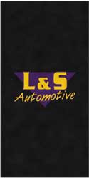 5' x 10' (58" x 119") Colorstar Impressions L&S AUTOMOTIVE   Indoor Logo Mat