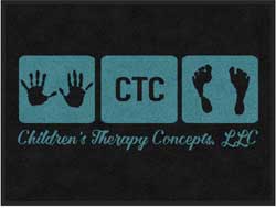 3' x 4' (35" x 47") ColorStar Impressions CTC Indoor Logo Mat