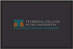 4' x 6' (45" x 69") Superscrape Impressions TCOTL  Rubber Logo Mat
