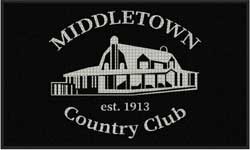 3' x 5' (35" x 58") Waterhog Impressions HD MIDDLETOWN  Indoor-Outdoor Logo Mat