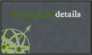 3' x 5' (35" x 59") Colrstar Impressions LANDSCAPE DETAILS  Indoor Logo Mat