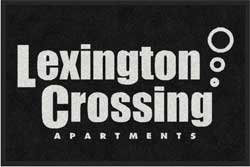 2' x 3' (24" x 35") Digiprint HD LEXINGTON CROSSING Indoor Logo Mat
