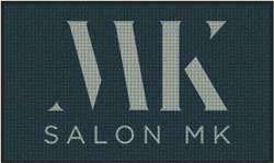 3' x 5' (35" x 59") Waterhog Inlay SALON MK Indoor/Outdoor Logo Mat