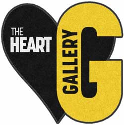 3' x 3' (35" x 35" inches) Digiprint HD Custom Shape THE HEART GALLERY Indoor Logo Mat