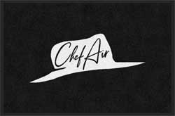 2' x 3' ( 24" x 35" ) ColorStar Impressions CHEF AIR  Indoor Logo Mat