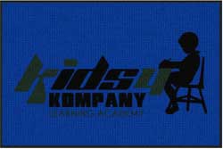 4' x 6' (45" x 69") Waterhog Impressions HD KIDS 4 KOMPANY  Indoor-Outdoor Logo Mat