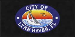 4' x 8' (45" x 95") ColorStar Impressions LYNN HAVEN  Indoor Logo Mat
