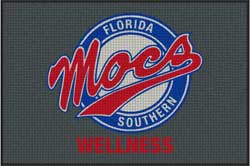 4' x 6' (45" x 69") Waterhog Impressions HD MOCS Indoor/Outdoor Logo Mat