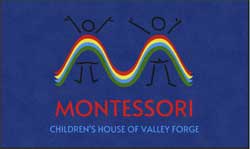 6' x 10' (68" x 119") ColorStar Impressions MONTESSORI  Indoor Logo Mat