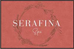 4' x 6' (45" x 69") Digiprint HD  SERAFINA SPA Indoor Logo mat