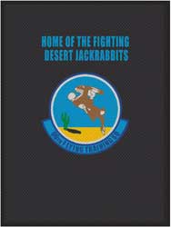6' x 8' (70" x 95") Superscrape Impressions 96TH FLYING TRAINING SQ  Rubber Logo Mat