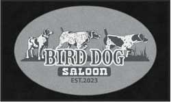3' x 5' (35" x 59") Colorstar Impressions BIRD DOG SALOON  Indoor Logo Mat