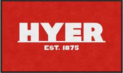 3' x 5' ( 35" x 59" ) ColorStar Impressions HYER Indoor Logo Mat