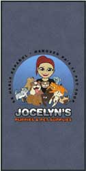 4' x 8' (45" x 95") Digiprint HD JOCELYN'S PUPPIES  Indoor Logo Mat