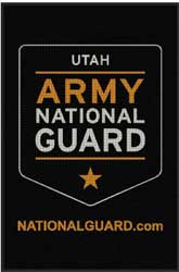 4' x 6' (45" x 69") Waterhog Impressions HD UTAH NATIONAL GUARD Indoor-Outdoor Logo Mat