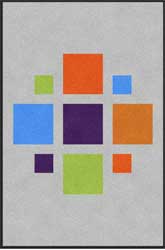 4' x 6' (45" x 69") ColorStar Impressions LOGO FOR INVOICES  Indoor Logo Mat