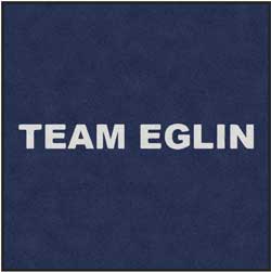 6' x 6' (68" x 68") Digiprint HD  TEAM EGLIN Indoor Logo Mat