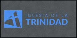 3' x 6' (35" x 69") ColorStar Impressions IGLESIA DE LA TRINIDAD  Indoor Logo Mat