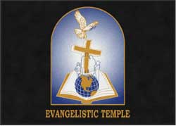 5' x 7' ( 58" x 83") ColorStar Impressions EVANGELISTIC TEMPLE Indoor Logo Mat