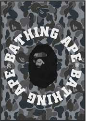 5' x 7' ( 58" x 83") Digiprint HD APE BATHING   Indoor Logo Mat