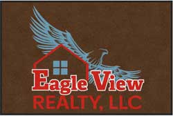 4' x 6' (45" x 69") ColorStar Impressions  EAGLE VIEW  Indoor Logo Mat