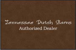 4' x 6' (45" x 69") ColorStar Impressions  TENNESSEE DUTCH BARNS  Indoor Logo Mat