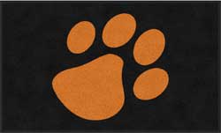 3' x 5' ( 35" x 59" ) ColorStar Impressions PAW Indoor Logo Mat