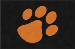 4' x 6' (45" x 69") ColorStar Impressions PAW Indoor Logo Mat