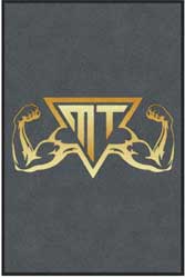 4' x 6' (45" x 69") ColorStar Impressions 410 MUSCLE THERAPY Indoor Logo Mat