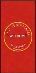 6' x 12' (68" x 143") Colorstar Impressions DIVINE REDEEMER Indoor Logo Mat