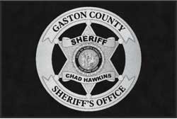 4' x 6' (45" x 69") Digiprint HD GASTON COUNTY  Indoor Logo mat
