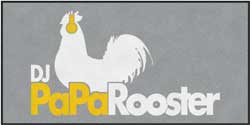 4' x 8' (45" x 95") ColorStar Impressions DJ PAPAROOSTER  Indoor Logo Mat