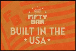 4' x 6' (45" x 69") ColorStar Impressions FIFTY BAR  Indoor Logo Mat