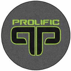 3' Round (35" inches) Digiprint HD Custom Shape PROLIFIC  Indoor Logo Mat