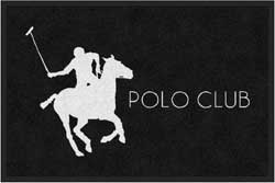 2' x 3' (24" x 35") Digiprint HD POLO CLUB  Indoor Logo Mat