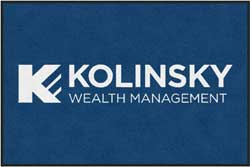4' x 6' (45" x 69") ColorStar Impressions KOLINSKY Indoor Logo Mat