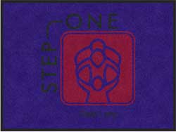 3' x 4' (35" x 47") ColorStar Impressions STEP ONE Indoor Logo Mat