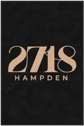 4' x 6' (45" x 69") Digiprint HD  2718 HAMPDEN  Indoor Logo mat