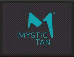 3' x 4' (34" x 45") Superscrape Impressions  MYSTIC TAN  Rubber Logo Mat