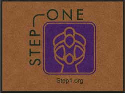 3' x 4' (35" x 47") ColorStar Impressions STEP ONE Indoor Logo Mat