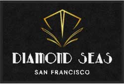 2' x 3' (24" x 35") Digiprint HD DIAMOND SEAS Indoor Logo Mat