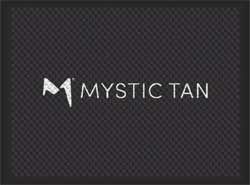 3' x 4' (34" x 45") Superscrape Impressions  MYSTIC TAN  Rubber Logo Mat