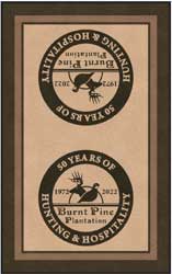 5' x 8' ( 58" x 95") Digiprint HD BURNT PINE  Indoor Logo Mat