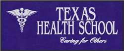 2'6"' x 6' (30" x 69") ColorStar Impressions TEXAS HEALTH  Indoor Logo Mat