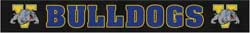 3' x 23' (35" x 270") Colorstar Impressions VENUS BULLDOGS  Indoor Logo Mat