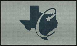 3' x 5' (35" x 59") Waterhog Inlay CCAR  Indoor/Outdoor Logo Mat